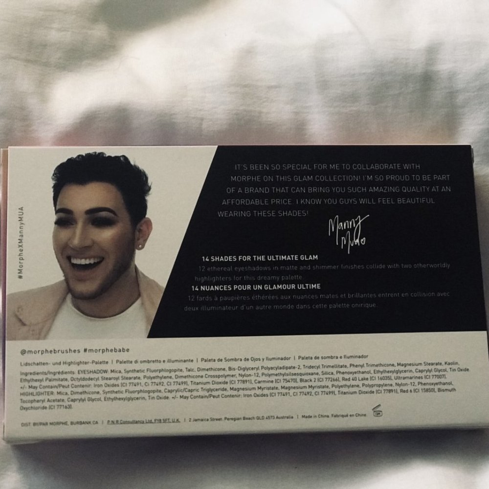 MORPHE X MANNY MUA GLAM PALETTE